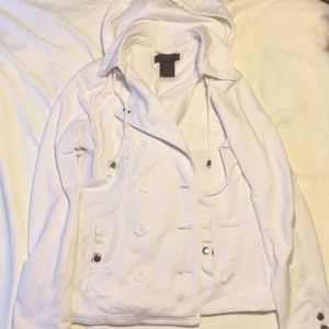 Cream Double Breasted Sweater